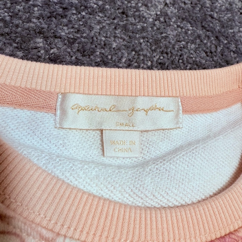 NWT Spiritual Gangster Marble‎ Lizzy Crop Yoga Sweatshirt Women Small - Picture 7 of 7